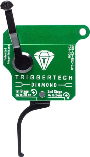 TRIGGERTECH REM 700 TWO STAGE - BLACK DIAMOND FLAT CLEAN by Trigger Tech