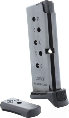 CPD MAGAZINE RUGER LCP - 380ACP 6RD GLOSS BLACK by C Products Defense