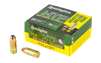REM 9MM LUGER 115GR JHP 20/500 by Remington