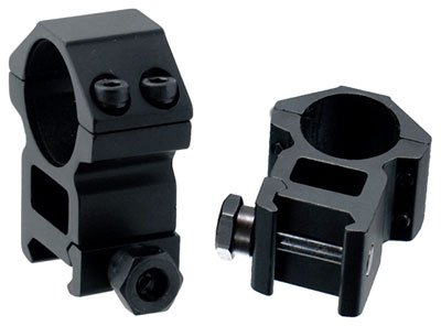 UTG RINGS 30MM HIGH PROFILE - MATTE BLACK PICATINNY/WEAVER by Leapers