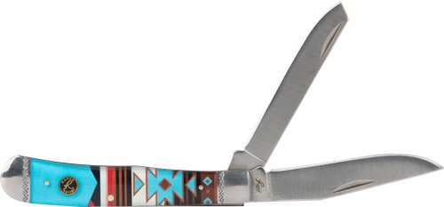 ABKT ROPER SUNSET SERIES #2 - WESTERN TRAPPER 2-BLADE by American Buffalo Knife & Tool