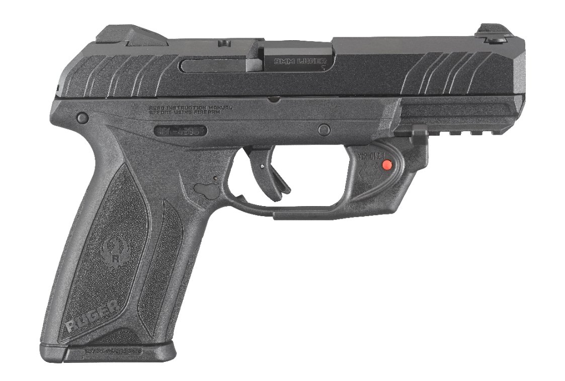 RUGER SECURITY9 9MM BK 4" 15+1 LASER by Ruger / Sturm, Ruger & Co.