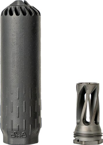 HUXWRX FLOW 6K KIT - SUPPRESSOR W/ FLASH HIDER BLK by HUXWRX Safety Company