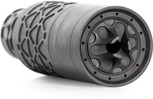RUGGED SUPPRESSORS AXIAL 762 - M2 BRAKE & HIDER CAP R.U.M BLK
