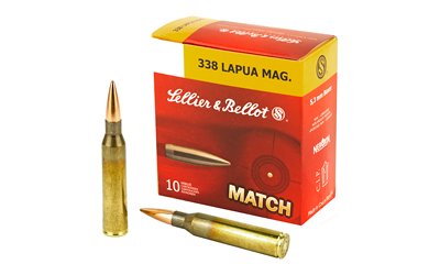 S&B 338LAPUA 250GR SIERRA HPBT 10/BX by Sellier & Bellot