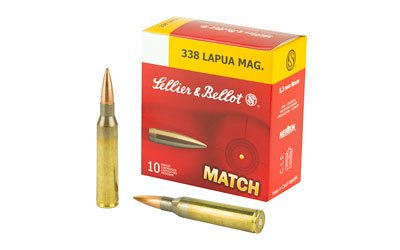 S&B 338LAPUA 300GR SIERRA 10/100 by Sellier & Bellot