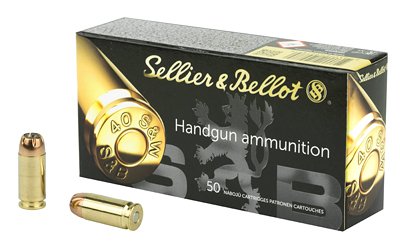 S&B 40SW 180GR JHP 50/1000 by Sellier & Bellot