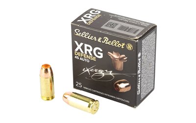 S&B 45ACP 165GR XRG 25/1000 by Sellier & Bellot