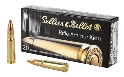 S&B 762X39 124GR FMJ 20/600 by Sellier & Bellot