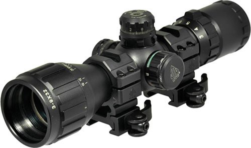 UTG BUGBUSTER 3-9X32 1" RGB - MIL-DOT W/QD RINGS BLACK by Leapers