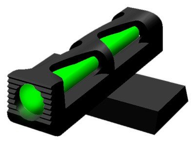 HIVIZ LITEWAVE FRONT SIGHT FOR - SIG P SERIES MACHINED SLIDE #8 by Hi-Viz