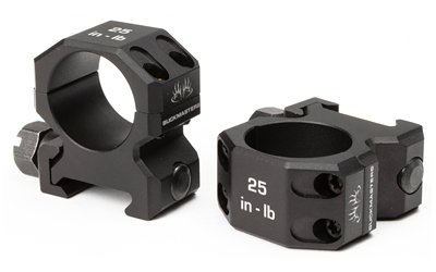 SIG BUCKMSTRS RINGS 1" ALUM LOW BLK by Sig Sauer