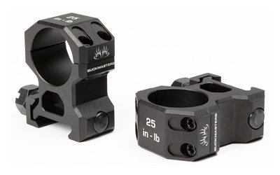 SIG BUCKMSTRS RINGS 1" ALUM HIGH BLK by Sig Sauer