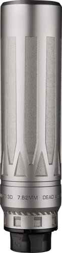 DEAD AIR SILENCERS NOMAD TI XC - 7.62MM XENO ADAPTER SILVER
