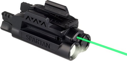 LASERMAX LASER/LIGHT RAIL - MOUNT SPARTAN GREEN/WHITE LED