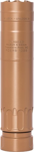 RUGGED SUPPRESSORS RAZOR 556 - HI-TEMP CERAKOTE FDE