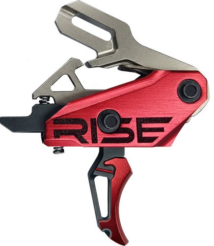 RISE TRIGGER REV 535 SLIDE AND - SNAP BUILT IN PINS BLACK RED by Rise Armament