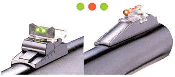 TRUGLO SIGHT SET FOR MOSSBERG - SLUG BARRELS RED/GREEN