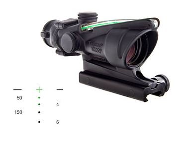TRIJICON ACOG BAC 4X32 300BLK CRSHR GRN