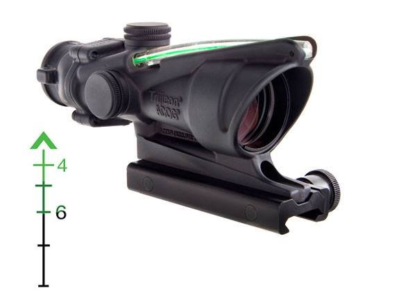 TRIJICON ACOG 4X32 .223 BAC CHEVRON GRN