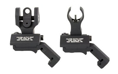 TROY FLDNG HK FRNT OFFSET SGHT BLK by Troy Industries