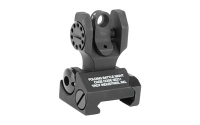 TROY FLDNG REAR TRITIUM SGHT BLK by Troy Industries