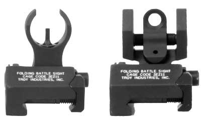 TROY BATTLESIGHT MICRO FRNT/REAR BLK by Troy Industries
