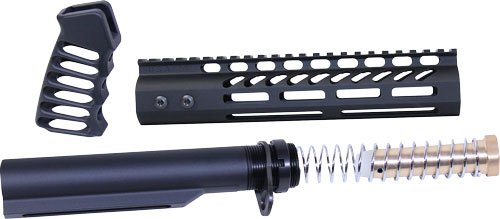 GUNTEC AR15 9" PISTOL BRACE - BUILD KIT & BUFFER TUBE BLACK by Guntec USA