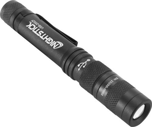 NIGHTSTICK METAL USB ZOOM - FOCUS FLASHLIGHT 200 LUMENS by Night Stick