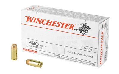 WIN USA 380ACP 95GR FMJ 50/500 by Winchester