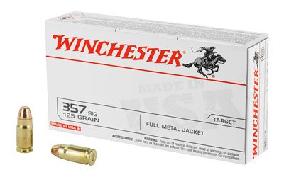 WIN USA 357SIG 125GR FMJ 50/500 by Winchester