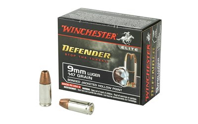 WIN DEFENDER 9MM 147GR JHP 20/200 by Winchester