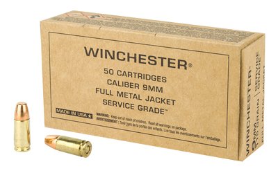 WIN SERVICE GRADE 9MM 115GR 50/500 by Winchester