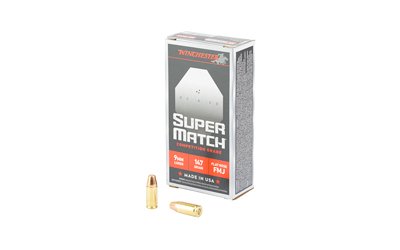 WIN SUPER MATCH 9MM 147GR FN 50/500 by Winchester
