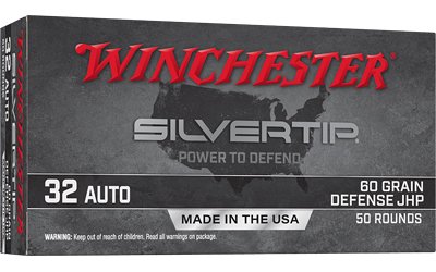 WIN SILVERTIP 32AUTO 60GR JHP 50/500 by Winchester