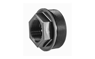 YHM 1/2"-36 CRBNE ADPTR SDWNR M2 BLK by Yankee Hill Machine