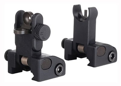 YHM QDS SIGHT SET HOODED - FRONT AND REAR QUICK DEPLOY by Yankee Hill Machine