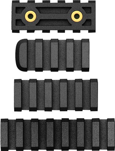 AB ARMS RAIL COMBO PACK LTF - 7/5/4 SLOT RAILS BLACK by American Built Arms Company