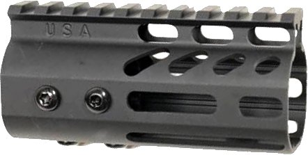 GUNTEC ULTRA LIGHT HANDGUARD - 4" M-LOK BLACK by Guntec USA