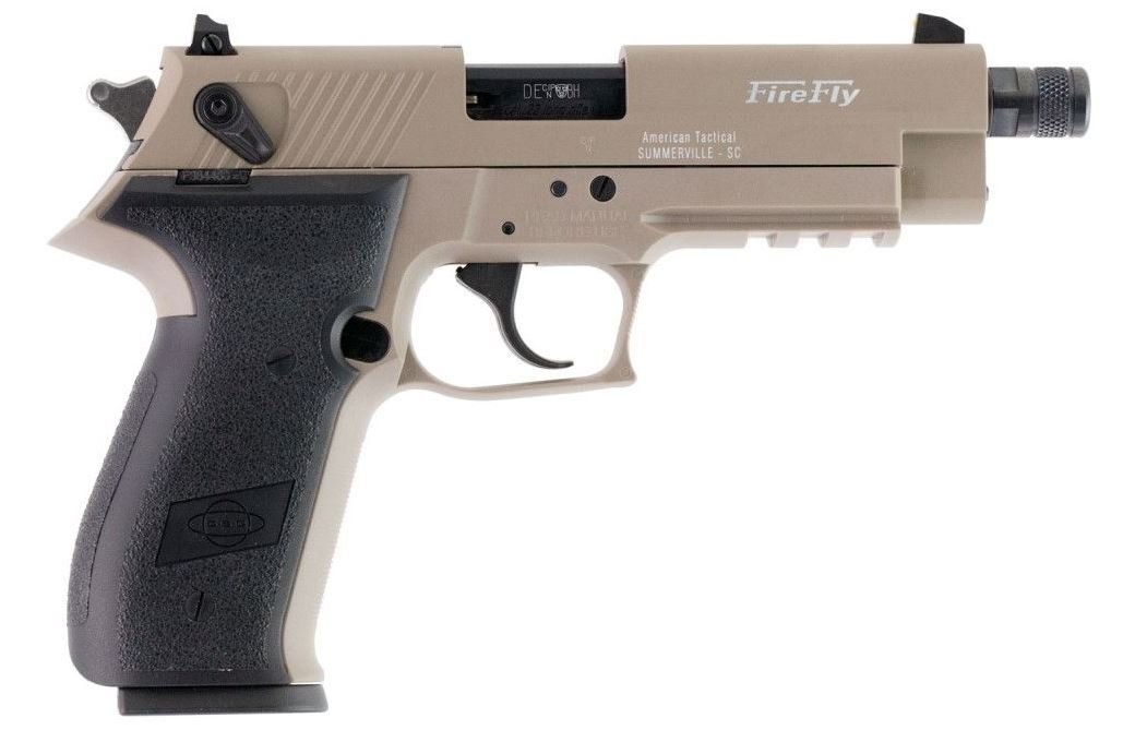 AMERICAN TACTICAL INC GSG FIREFLY 22LR TAN 4.9" TB by American Tactical / ATI