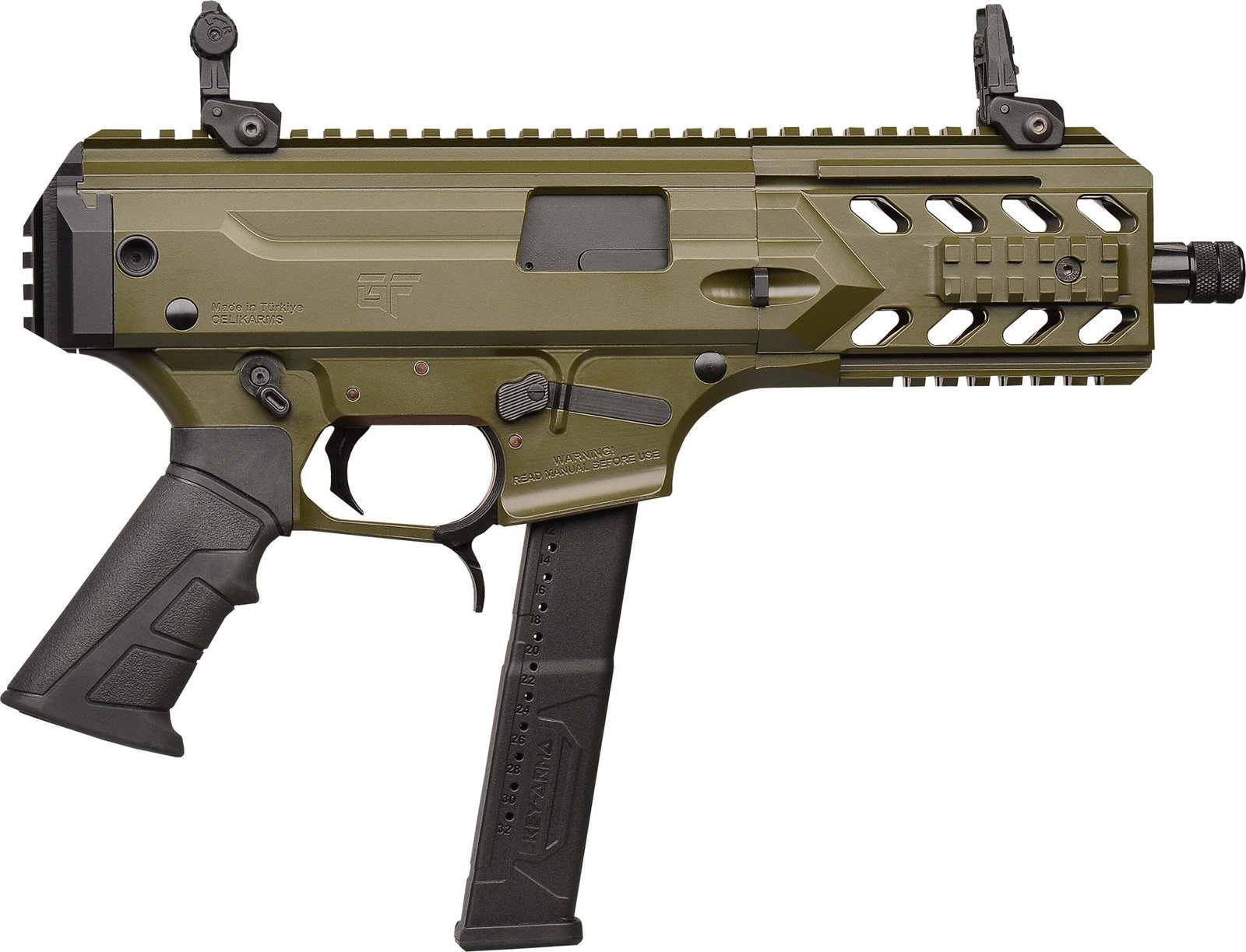 GFA BLADE6 PST 9MM 6B 33R ODG by GForce Arms