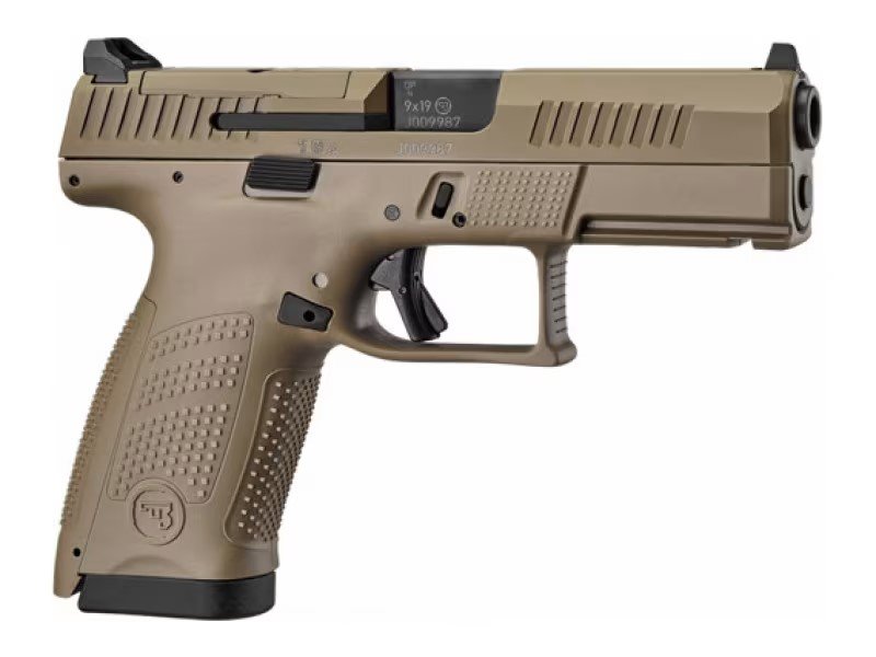 CZ P-10 C 9MM FDE 15+1 4" OR by CZ-USA
