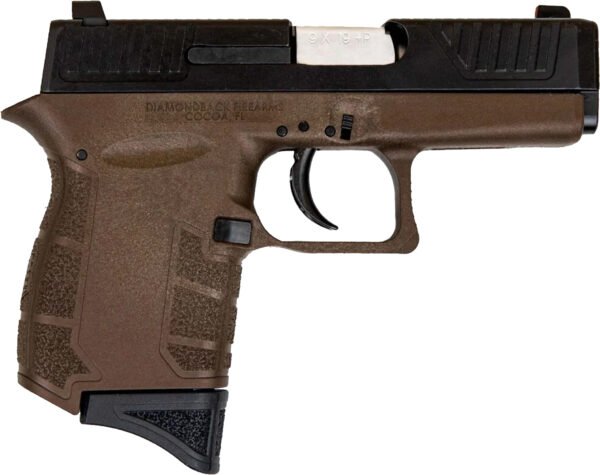 DBF DB9 9MM DAO PST B 6RD BRNZ by Diamondback Firearms