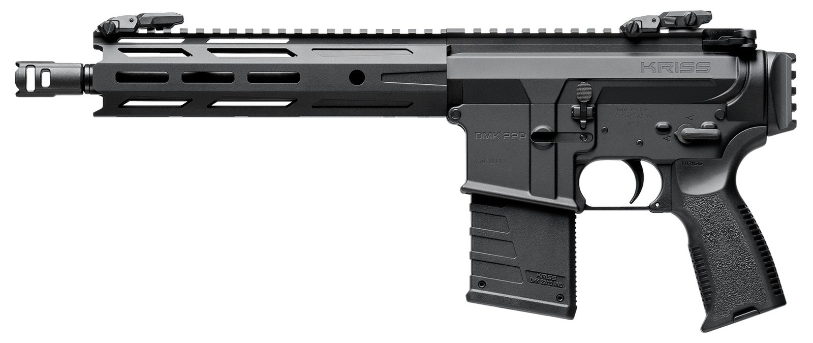 KRISS USA DMK22P 22LR 10.5" BLK 10+1 TB by Kriss TDI