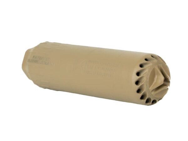 HUXWRX FLOW 556 TI SILENCER FH FDE by HUXWRX Safety Company