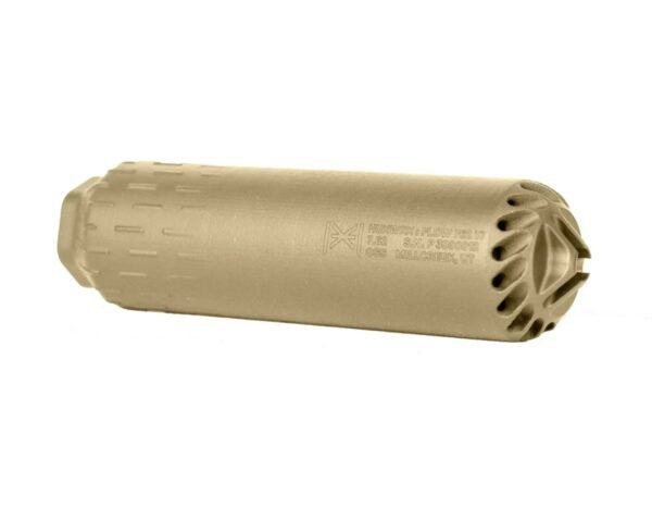 HUXWRX FLOW 762 TI SILENCER MB FDE by HUXWRX Safety Company