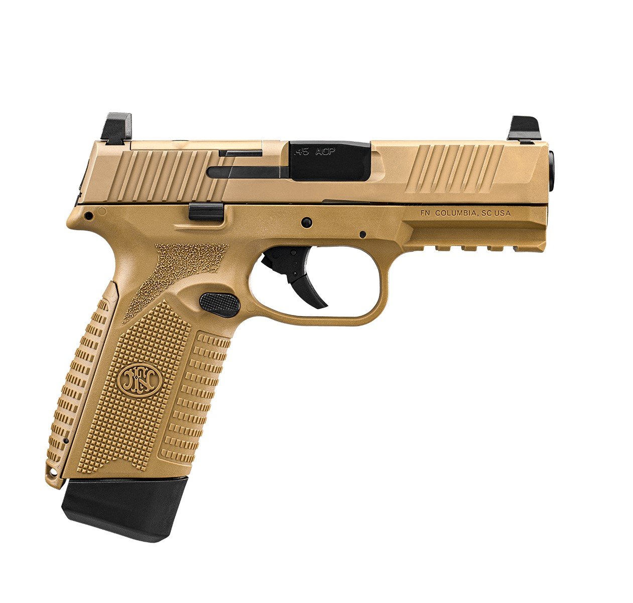 FN 545 MRD 45ACP FDE 4.1" 10+1 by FN America / FN Herstal