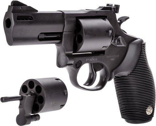 TAURUS 692 38/357/9MM 3." ADJ. - 7-SHOT PORTED MATTE BLK RIBBER