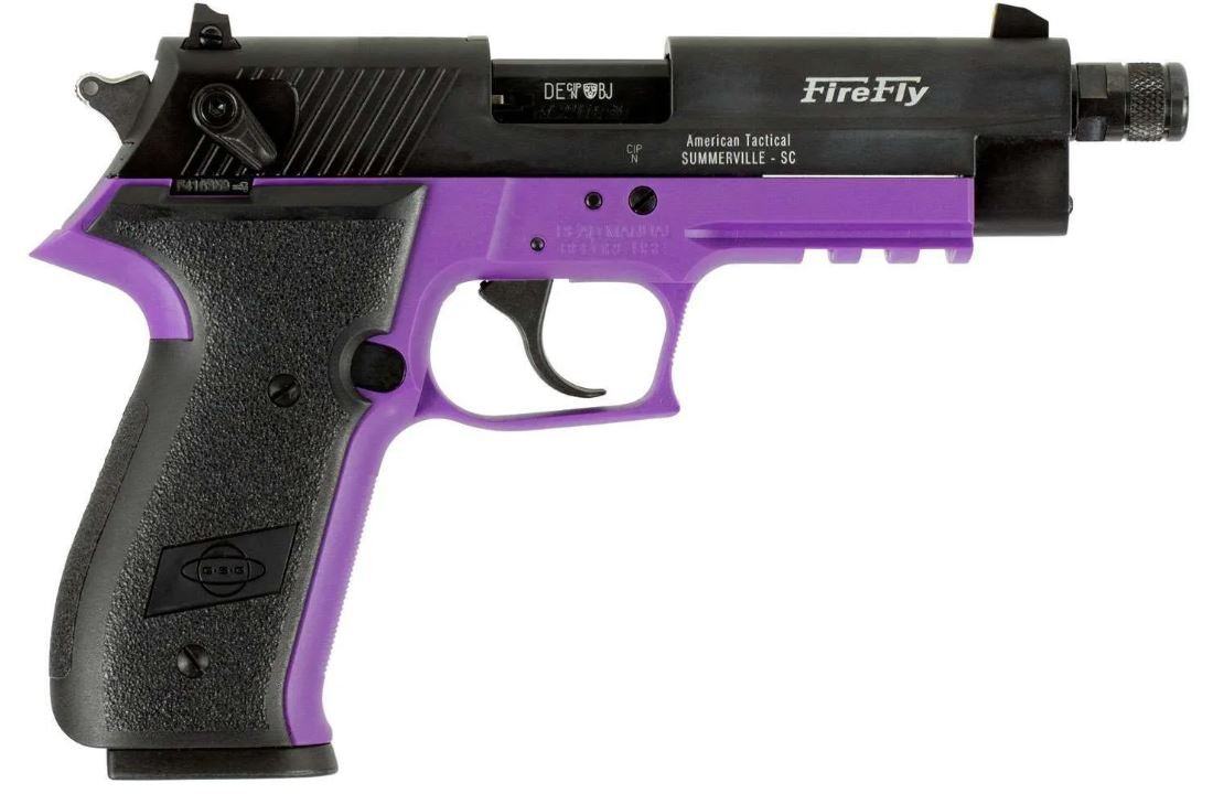 AMERICAN TACTICAL INC GSG FIREFLY 22LR PURP 4.9" TB by American Tactical / ATI