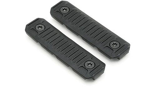 M-LOK CABLE MANAGEMENT COVERS - BLACK, LONG, 2/PC by Strike Industries